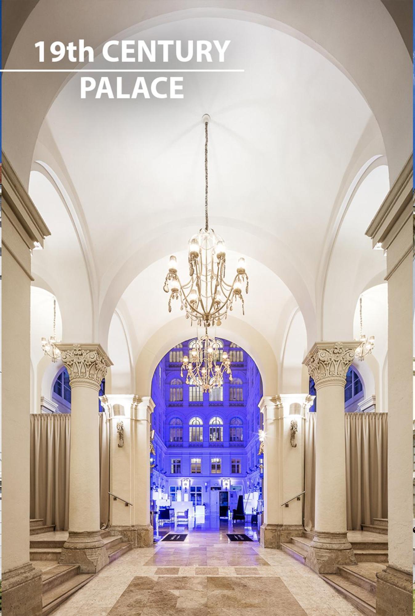 Grand Palace Brno Bagian luar foto The interior of the main building